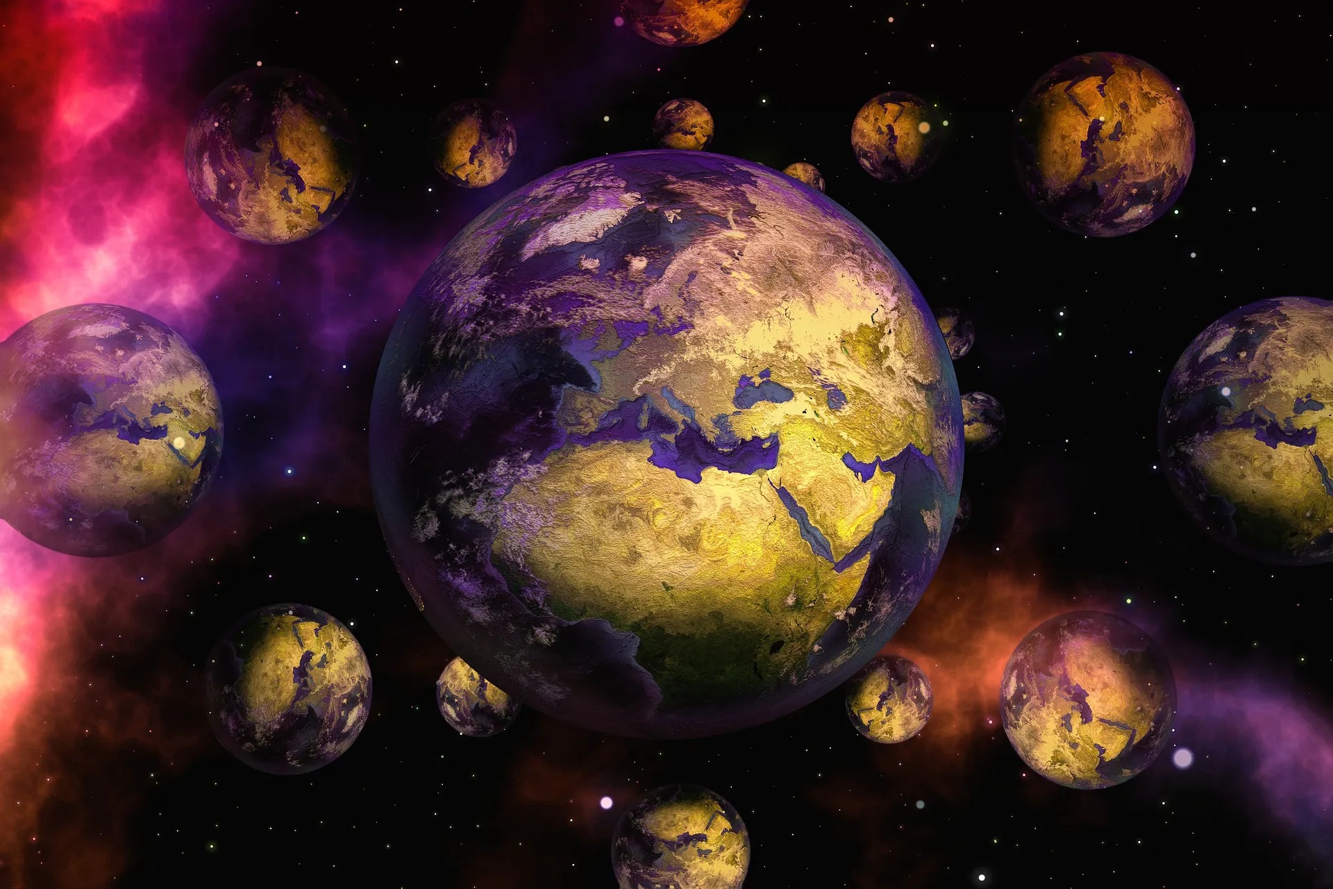 Multiverse, several earths